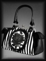Black Rose Neo Victorian Bag